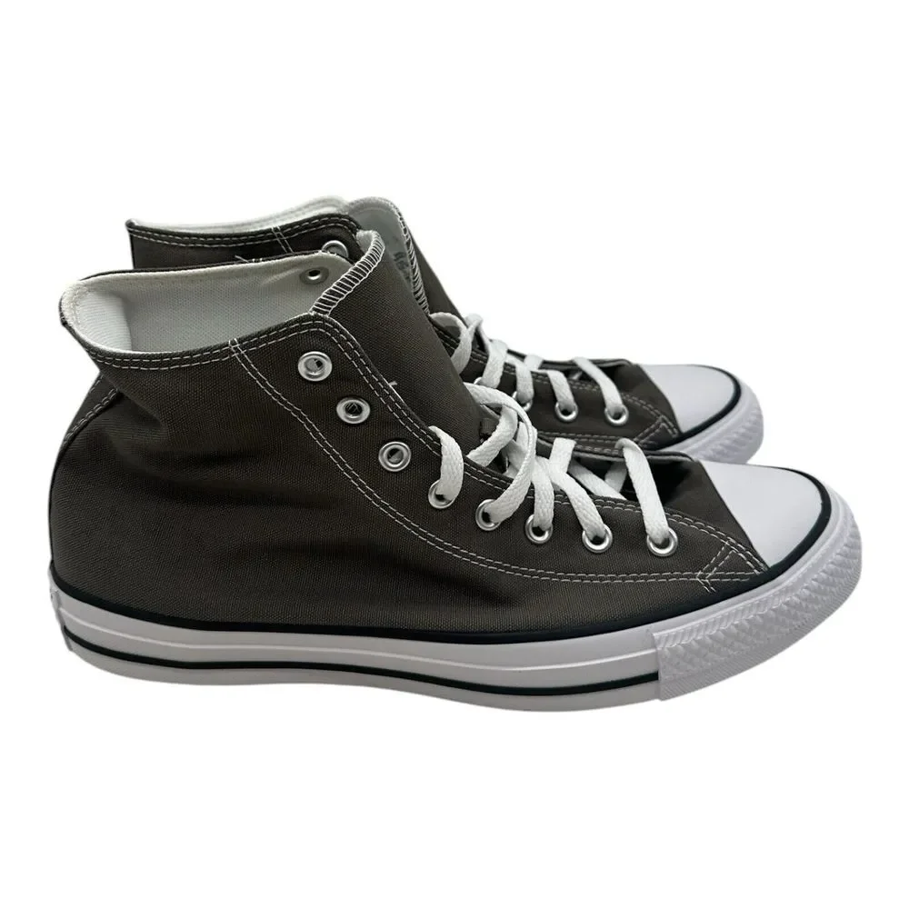 Converse Chuck Taylor All Star Hi Top Canvas Sneakers Men's Size 9 Charcoal Gray - Picture 2 of 10